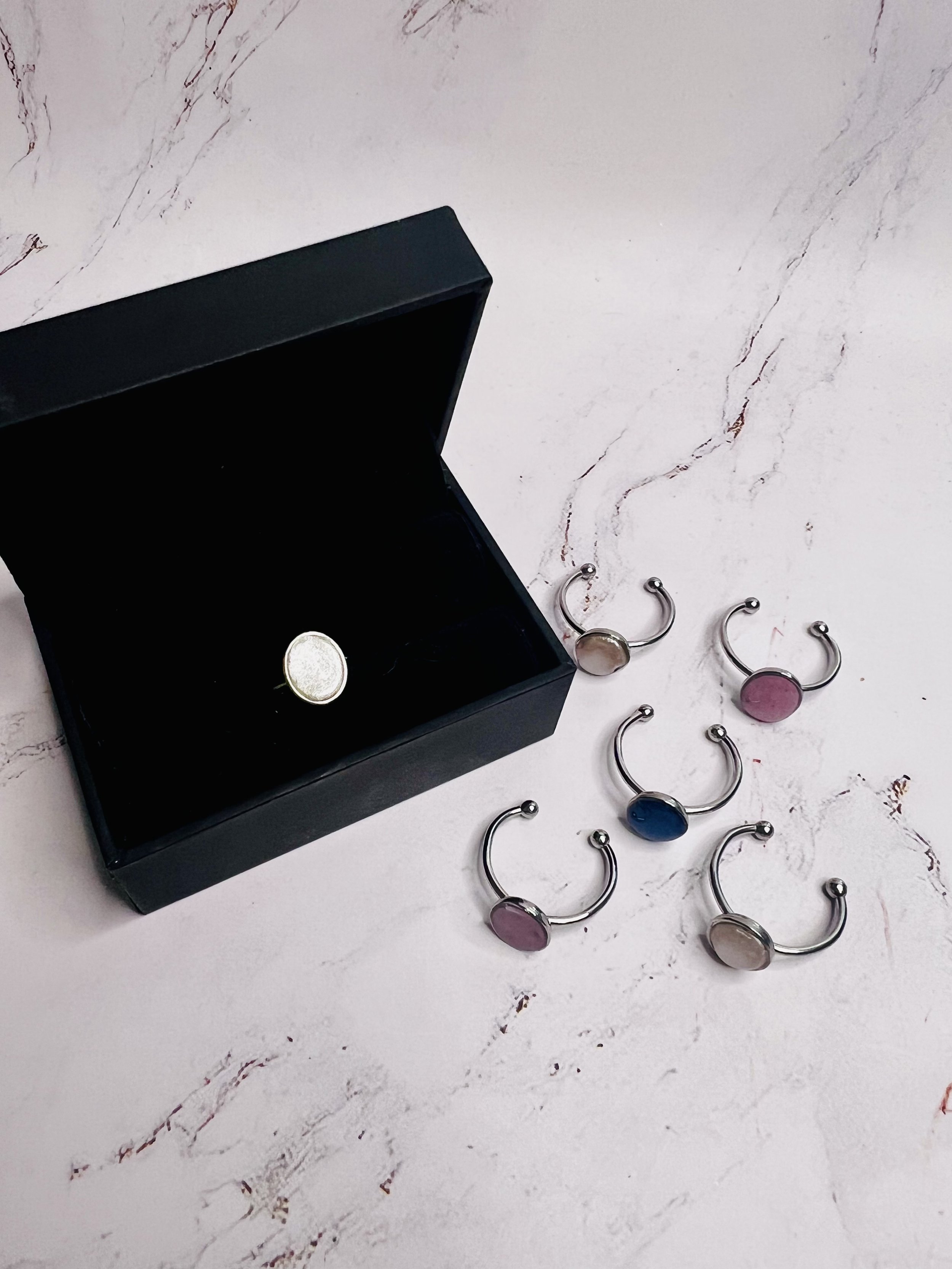 Jackie Ring in Silver (multiple colors)