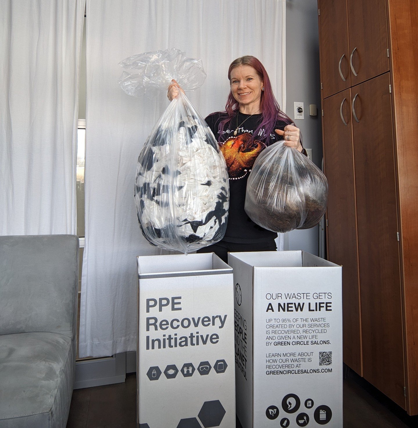 Happy Earth Day! Through our partnership with @greencirclesalons, we recycle &amp; repurpose salon waste, ensuring every visit leaves a positive impact on the planet.

#sustainablesalon #sustainablesalons #sustainablehairsalon #greencirclesalons #gre