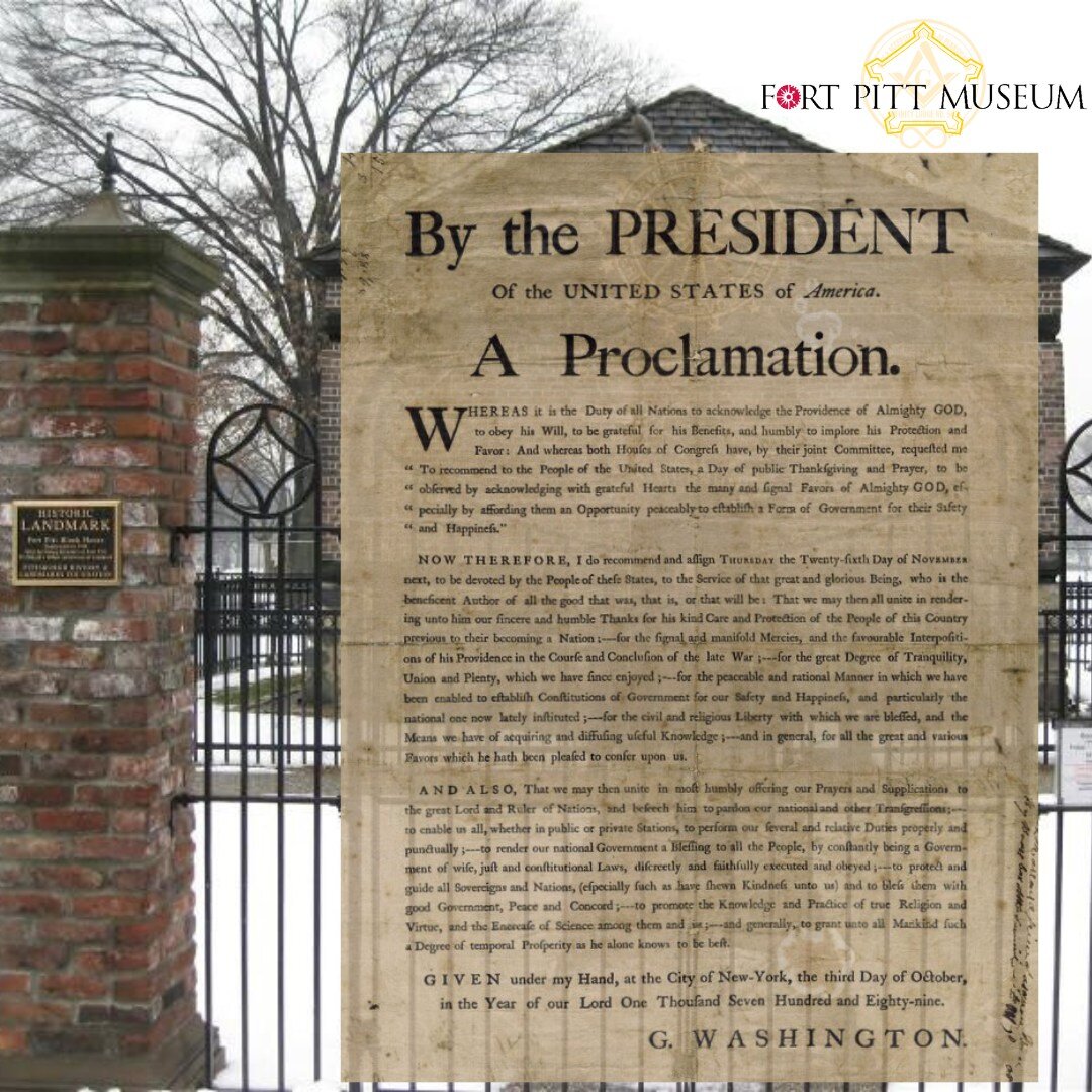 🦃 Happy Thanksgiving

📖 Read the first national #Thanksgiving Day Proclamation under the U.S. Constitution, written by Bro. President George Washington (Freemason).

🤝 Join the Infinity Freemasons at the Fort Pitt Museum this Sunday (11/27/22) at 