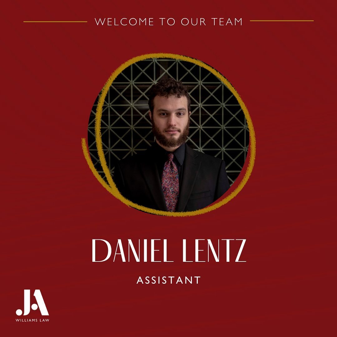 Join us in welcoming our law firm assistant, Daniel Lentz to our team. He will take care of all your needs and support you as a valued client at our firm. He&rsquo;s also a talented violinist and is currently performing in summer shows across the cou