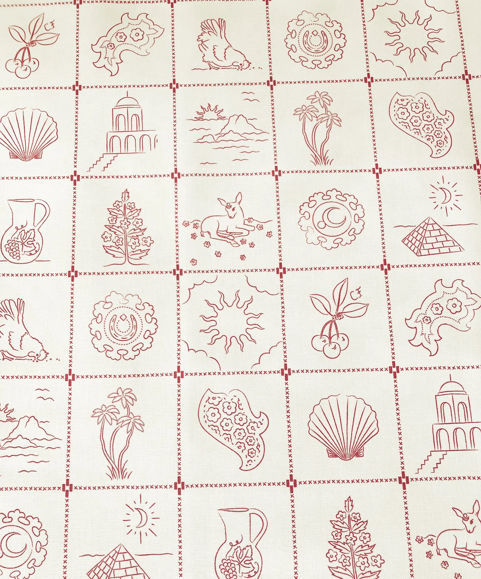 Cherry Flips Upholstery Redwork Tile Red Larger.jpg