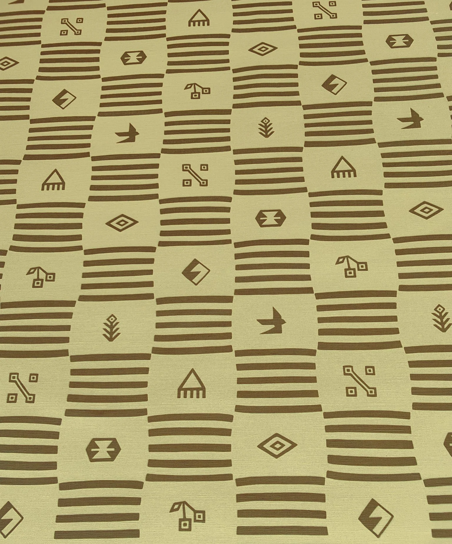 Cherry Flips Upholstery Checkmate Larger View Lemon:Olive.jpg