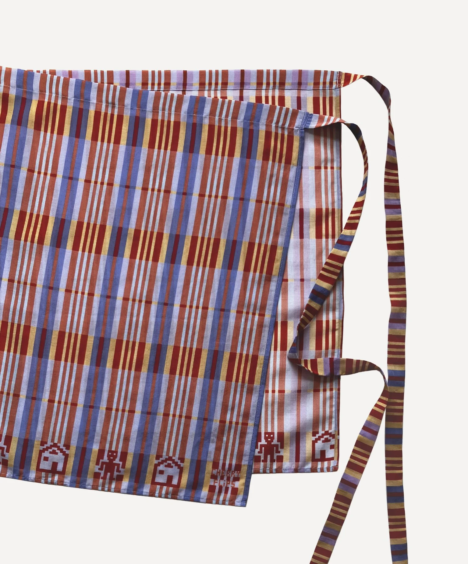 House Check Wrap Skirt 1.jpg