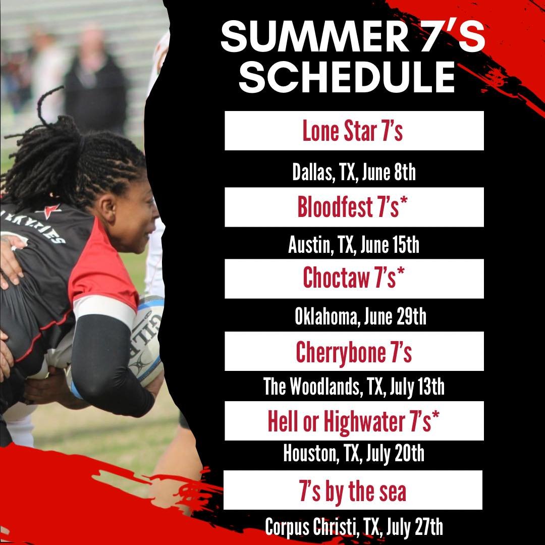 Here is our planned schedule for this summer! This year we will have both a RRRC team plus a TOLA team at play. RRRC-eligible tournaments are denoted with an *️⃣. Our TOLA team will play at all tournaments, numbers allowing. 

And of course, we are h