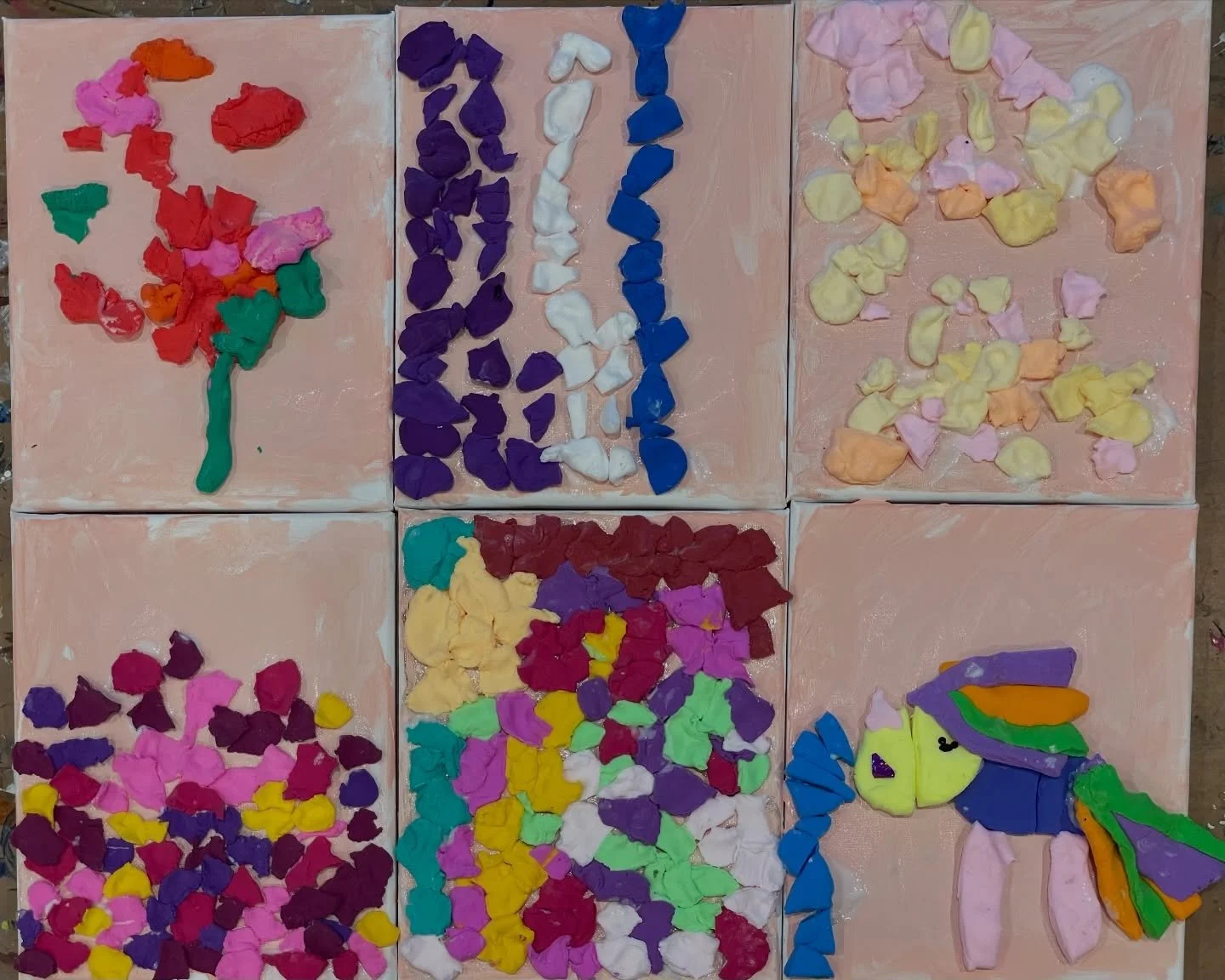 Even with the snow, the cold, and school closures, we gathered for class today. We read a Buddhist story about a panicky rabbit who believed the world was ending after hearing a loud sound, until a lion helped the animals discover it was simply a pal