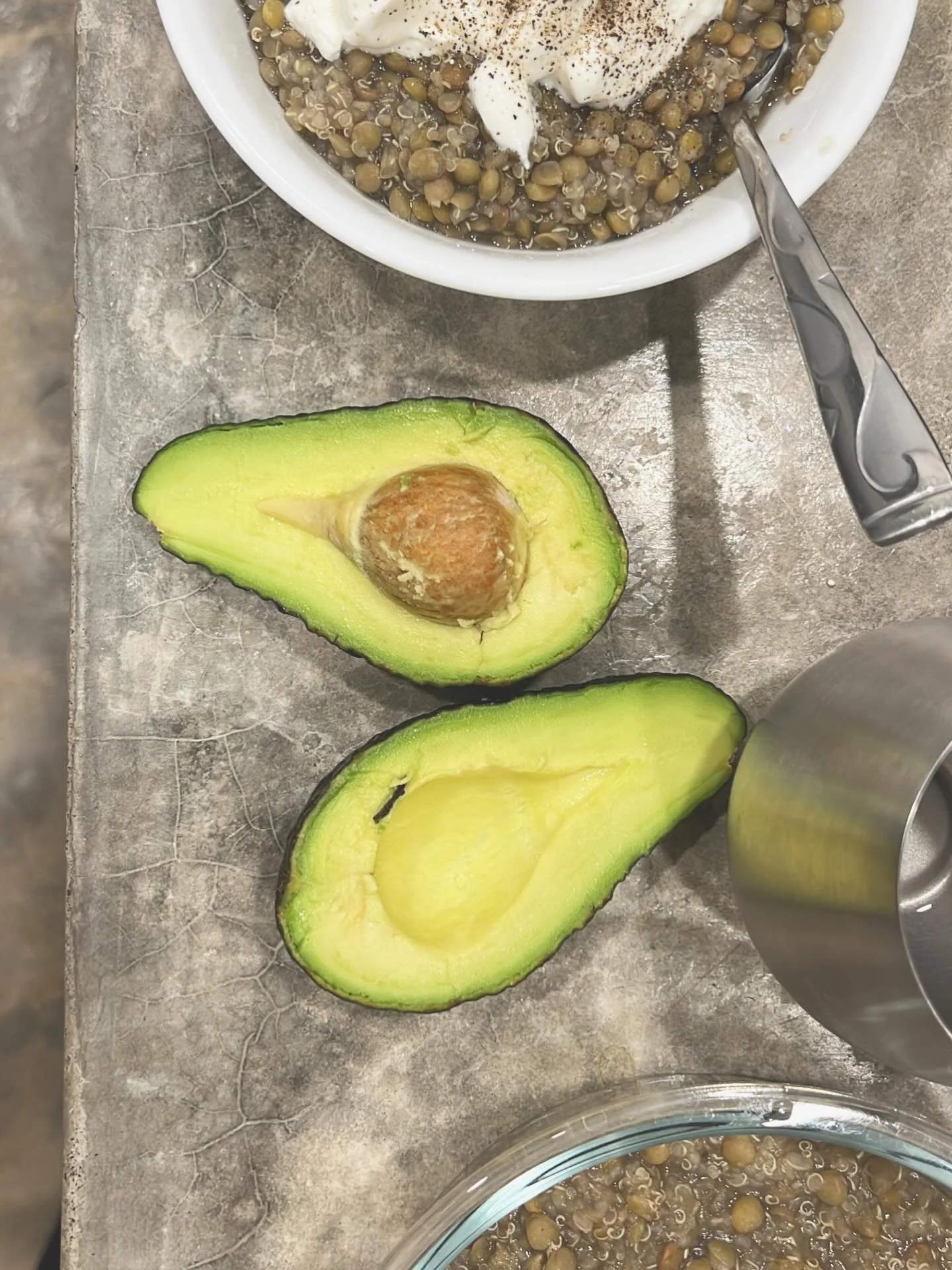 Best part of the day today is this beautiful avocado 🥑 

(The best part is the salt 🧂 😂)

#avocado