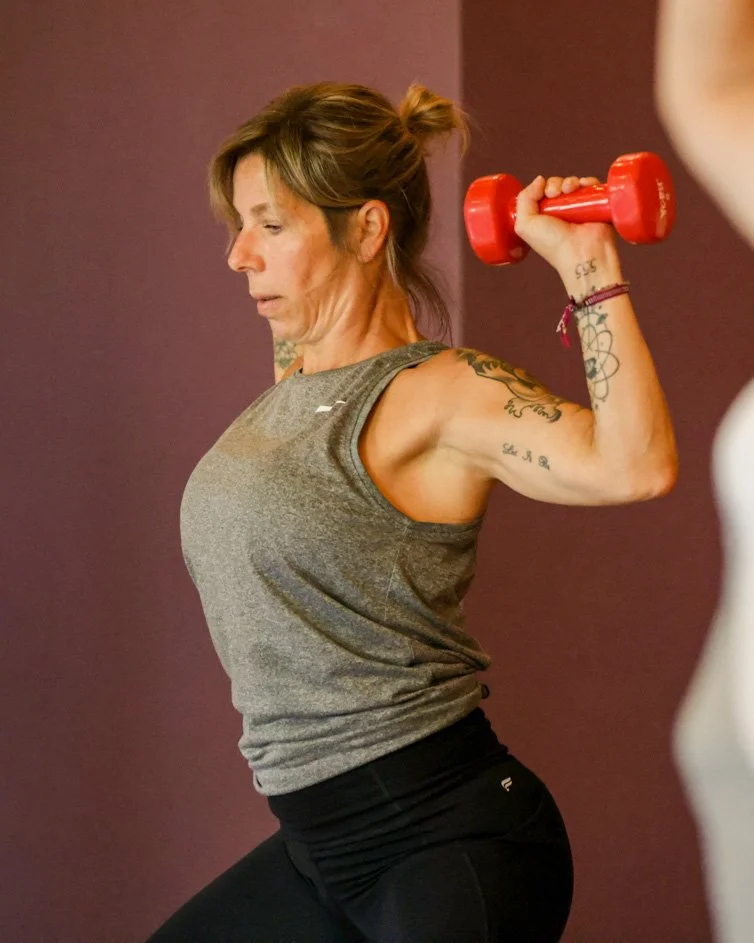 Jenny guiding a strength-focused, breath-led practice—building confidence, resilience, and connection from the inside out.