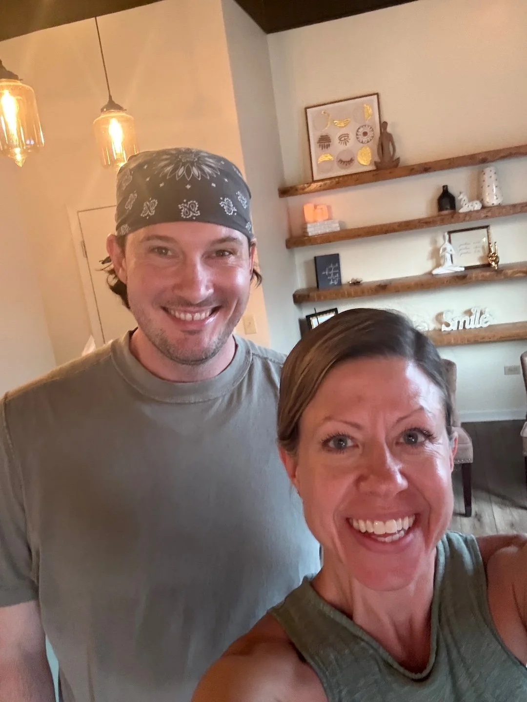 Dave Muhlbradt & Michelle Mansfield at Prana Yoga Center