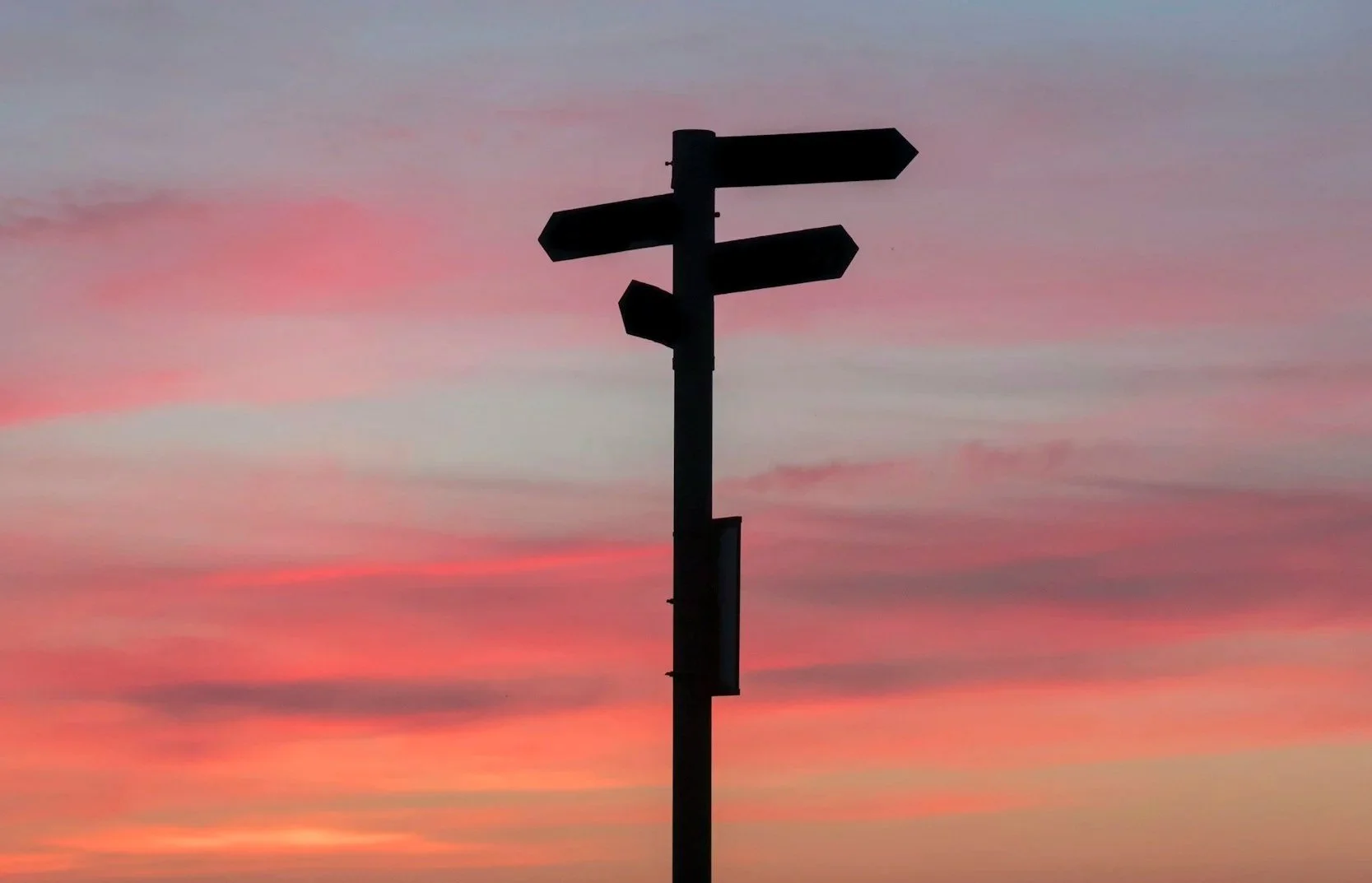 guiding through mental health symbolized by guidepost