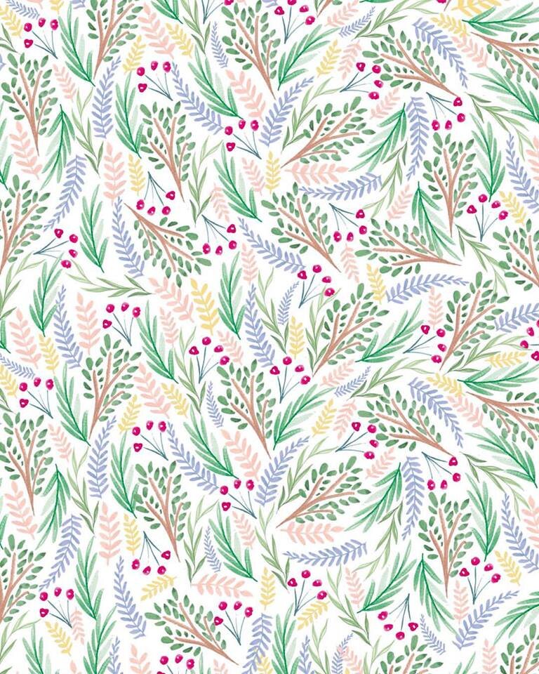  Illustrated pattern commission for Project Calm magazine. 