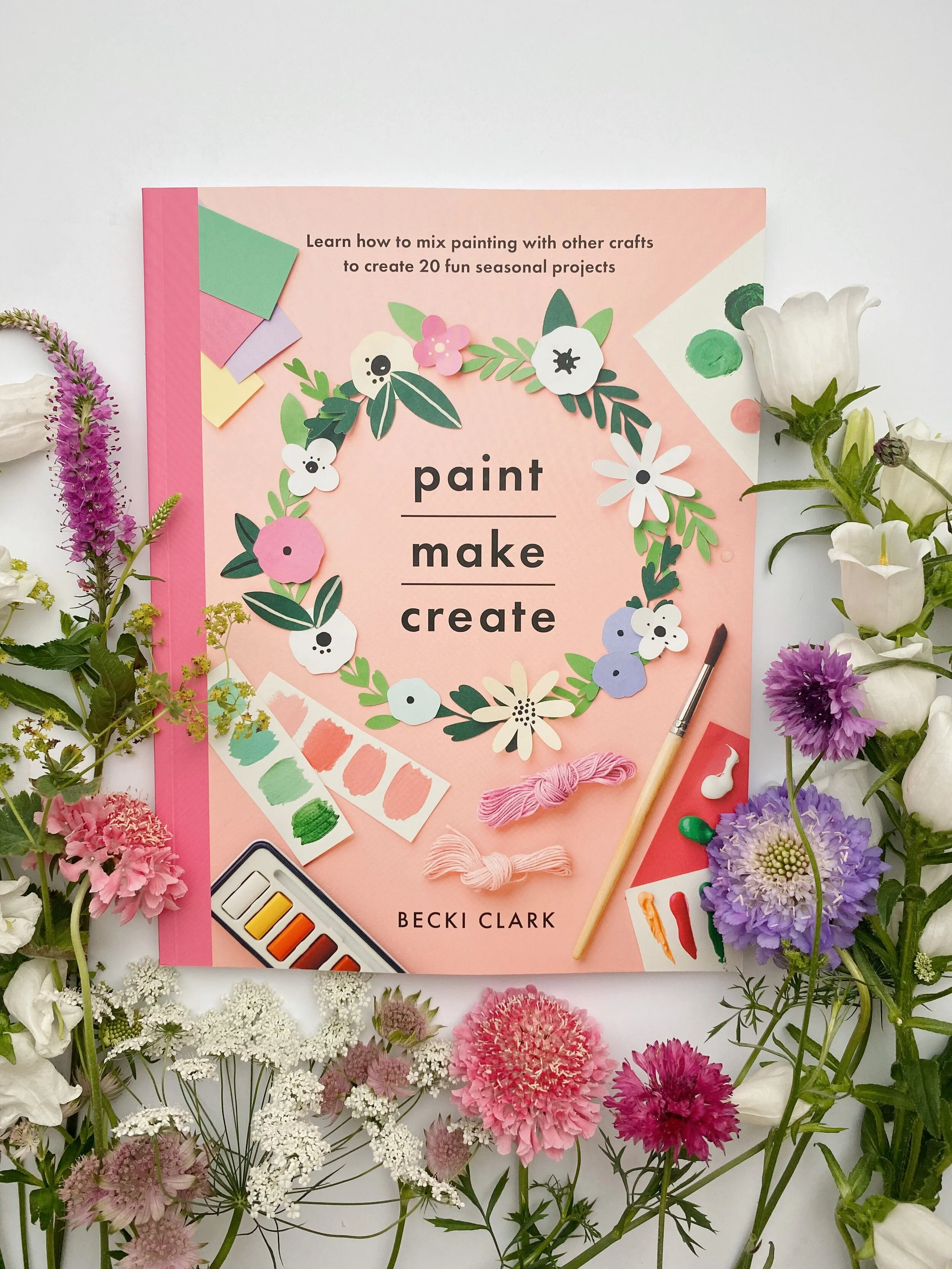 Celebrating the publication of my new book - Paint, Make, Create