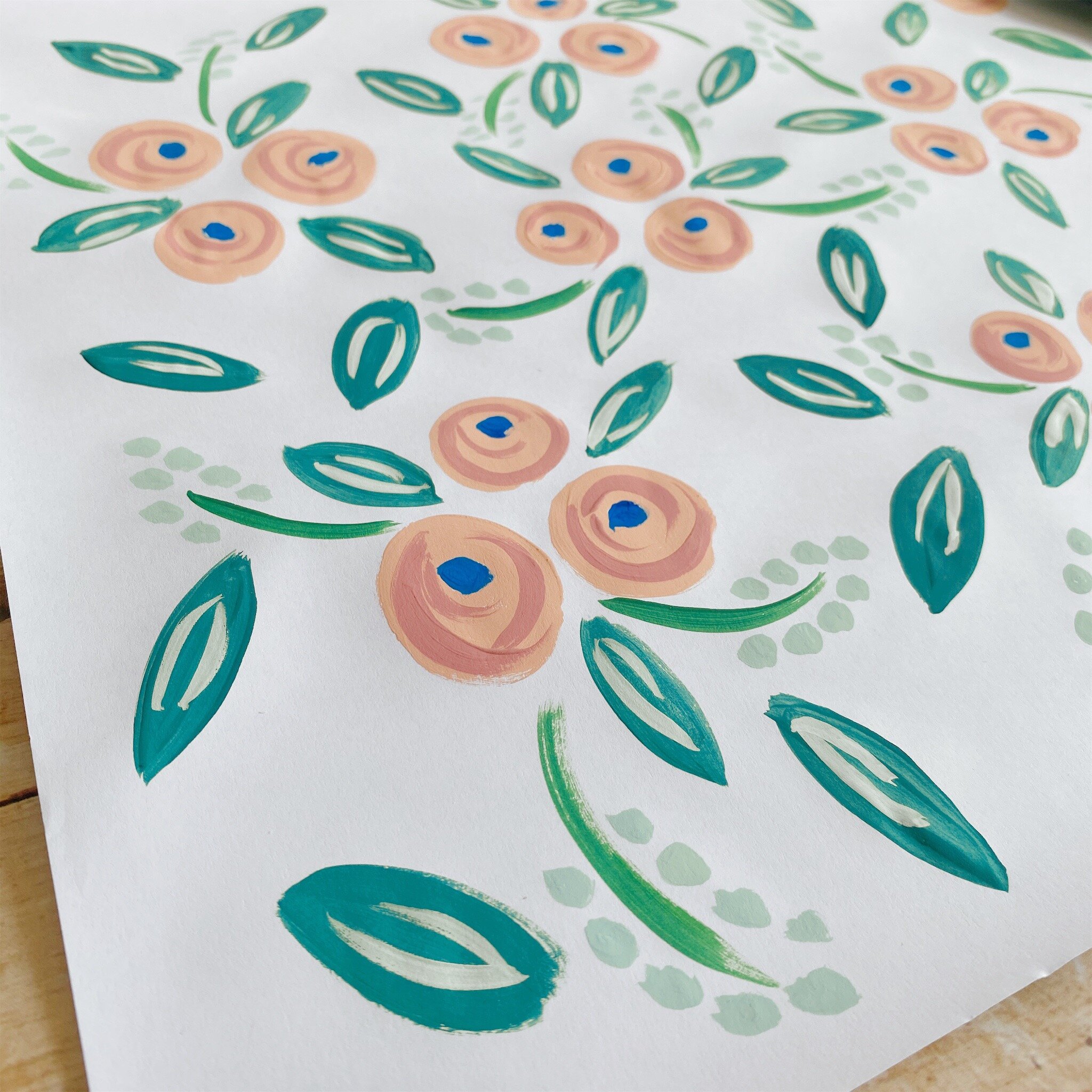 Gift Wrap - Flower Check – Pigment