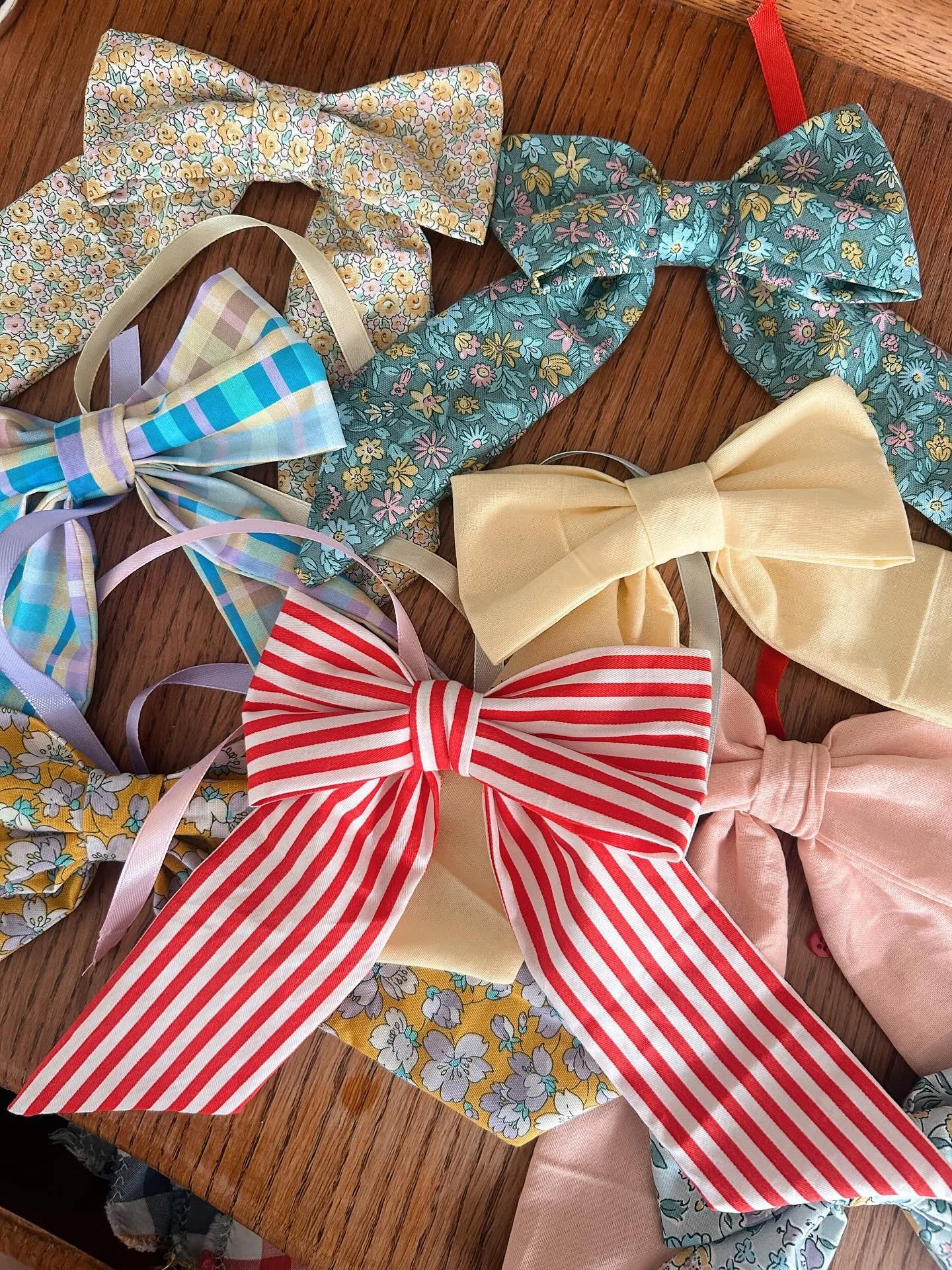 Sip, Sew &amp; Bow 🎀 A Saturday afternoon spent with my best pal sewing Easter Bows, sipping fizz &amp; eating mini eggs, and yes we like to match&hellip; a theme of our 32 year long friendship 💫