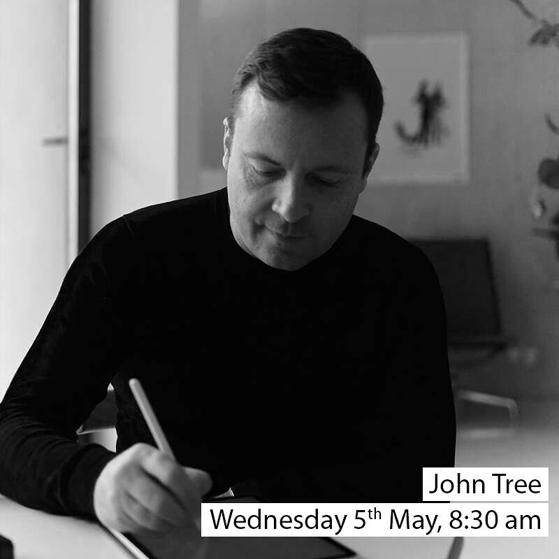 Please Join us for guest lecture by London-based&nbsp;product designer John Tree @johntree_&nbsp;

Tree&rsquo;s designs range from technology devices to furniture and household products, informed by his broad knowledge of technology, materials and ma