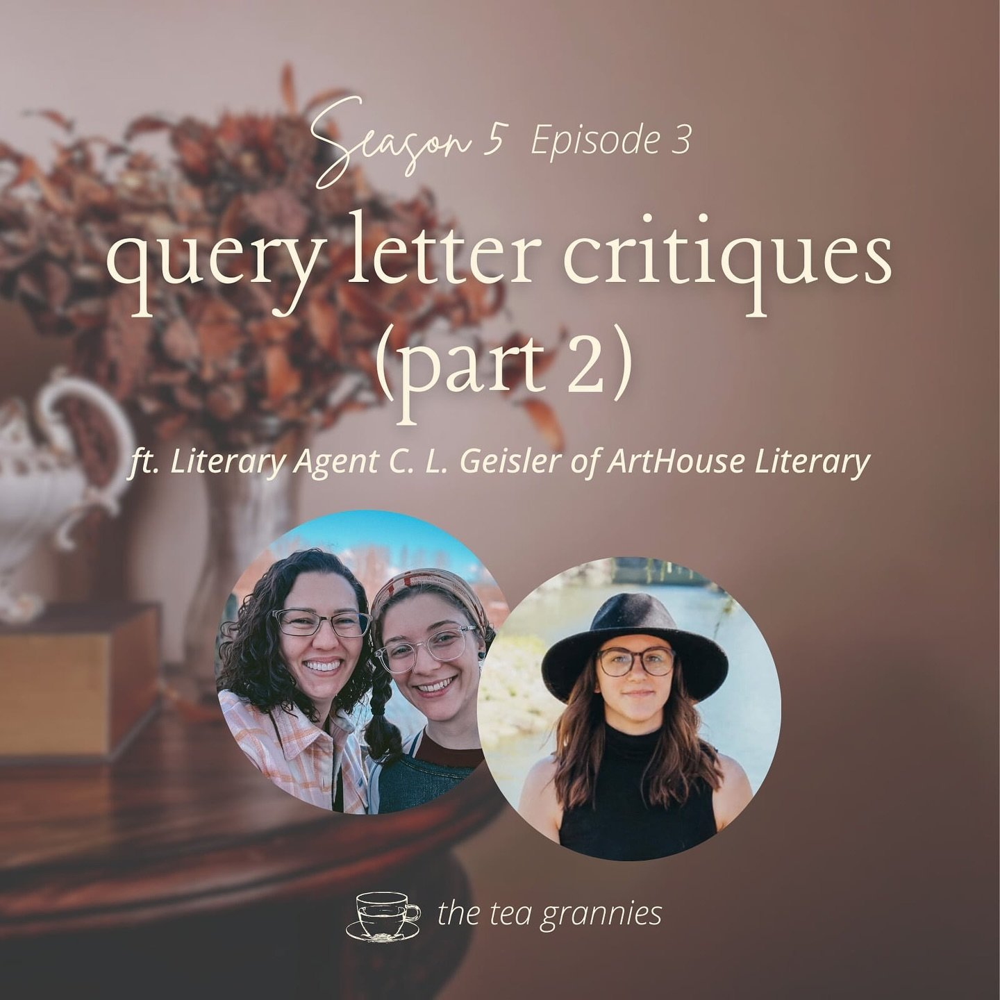The countdown is over - part two of Query Letter Critiques is out NOW! Pour yourself a cup of tea and join us for round two with our favourite literary agent, @clgslr 👩🏻&zwj;💻

Please rate and review us wherever you get your podcasts! If you want 
