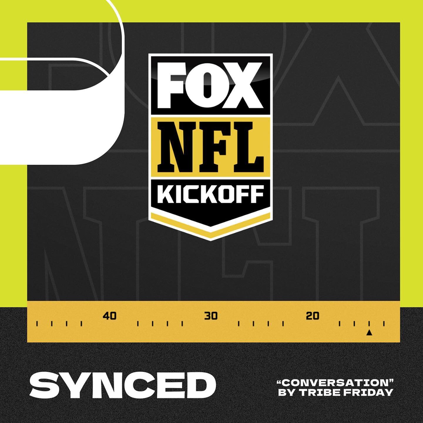 Sync updates 📣👏🏼 the latest in our recently licensed titles for television!&thinsp;&thinsp;&thinsp;
&thinsp;&thinsp;&thinsp;&thinsp;&thinsp;&thinsp;
&ldquo;Conversation&rdquo; by @tribefriday for FOX NFL Kickoff&thinsp;&thinsp;&thinsp;
&ldquo;Stop