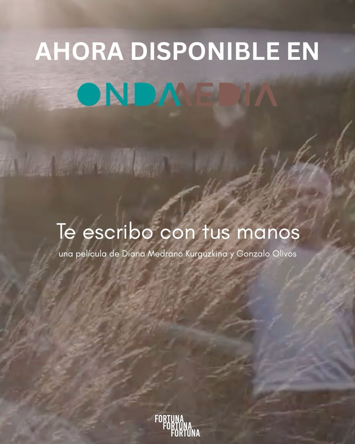 Queremos compartirles que ahora tambi&eacute;n pueden ver &ldquo;Te escribo con tus manos&rdquo; en ONDAMEDIA! 

Panorama cortito para este fin de largo que se viene! 🧡

Siempre afortunadxs!! 💪🏼

#cine #chile #ondamedia #streaming #cinechileno #co