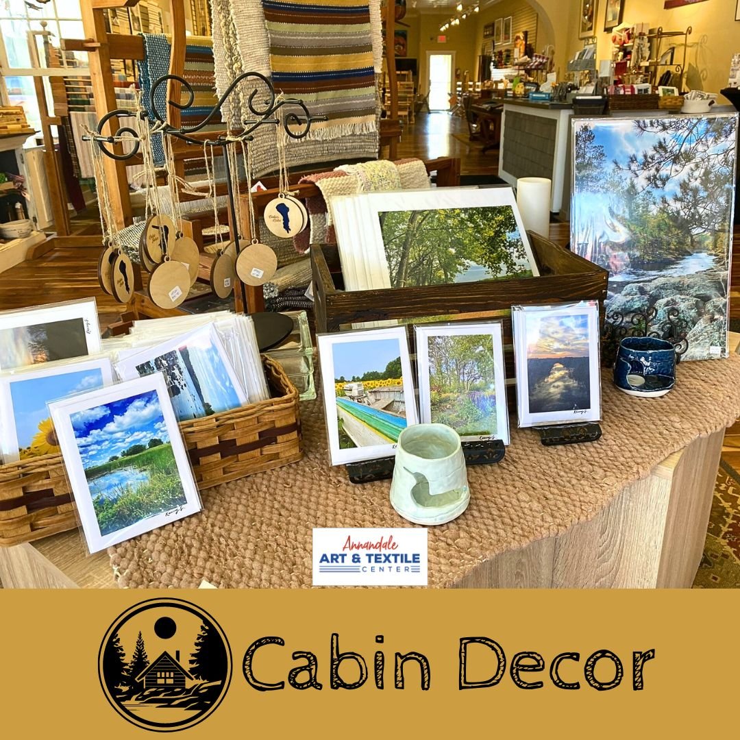 Cabin season is almost here! Plan a visit to Annandale Art &amp; Textile Center to shop for items to give your favorite place a little seasonal refresh!

Weavers are on-site Tues-Fri 10A-1P.

We are located in the heart of downtown Annandale!

Our ho