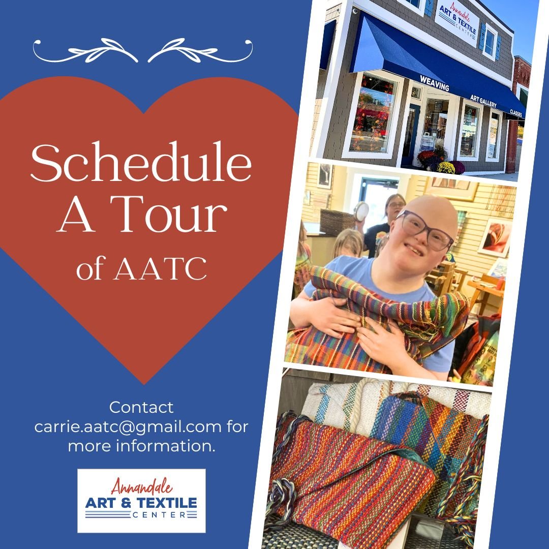 Are you and your group looking for a fun activity this summer? Schedule a tour of the most joyful place in the Heart of the Lakes - visit Annandale Art &amp; Textile Center!
Contact carrie.aatc@gmail.com for more information.

#annandaleartandtextile