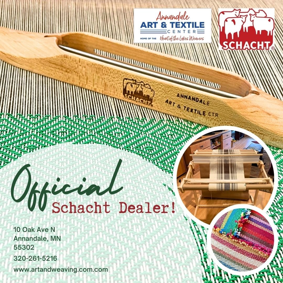 In search of a loom or an accessory to your current loom? Annandale Art &amp; Textile Center is an official Schacht Loom &amp; Accessories Dealer. We can also place an order for you.

Be sure to have enough time to browse our retail gallery which is 