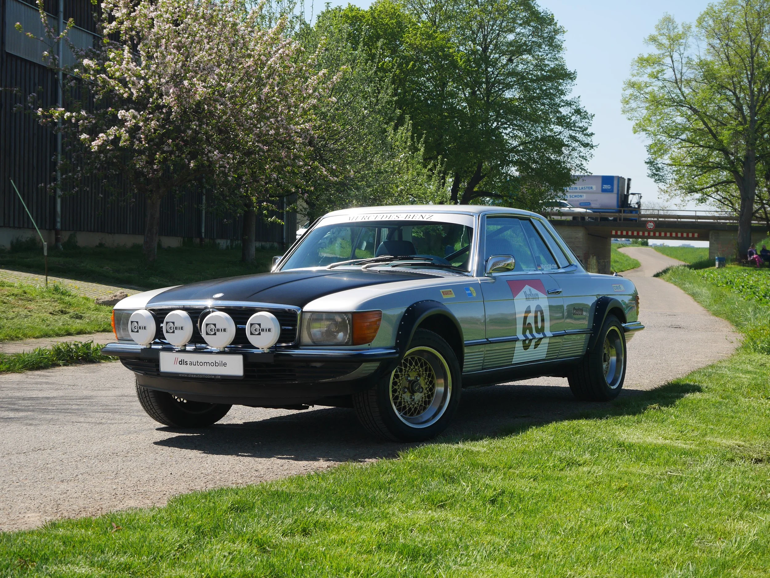 Mercedes Benz 450 SLC "Rallye", sofort startklar für historische Veranstaltungen
