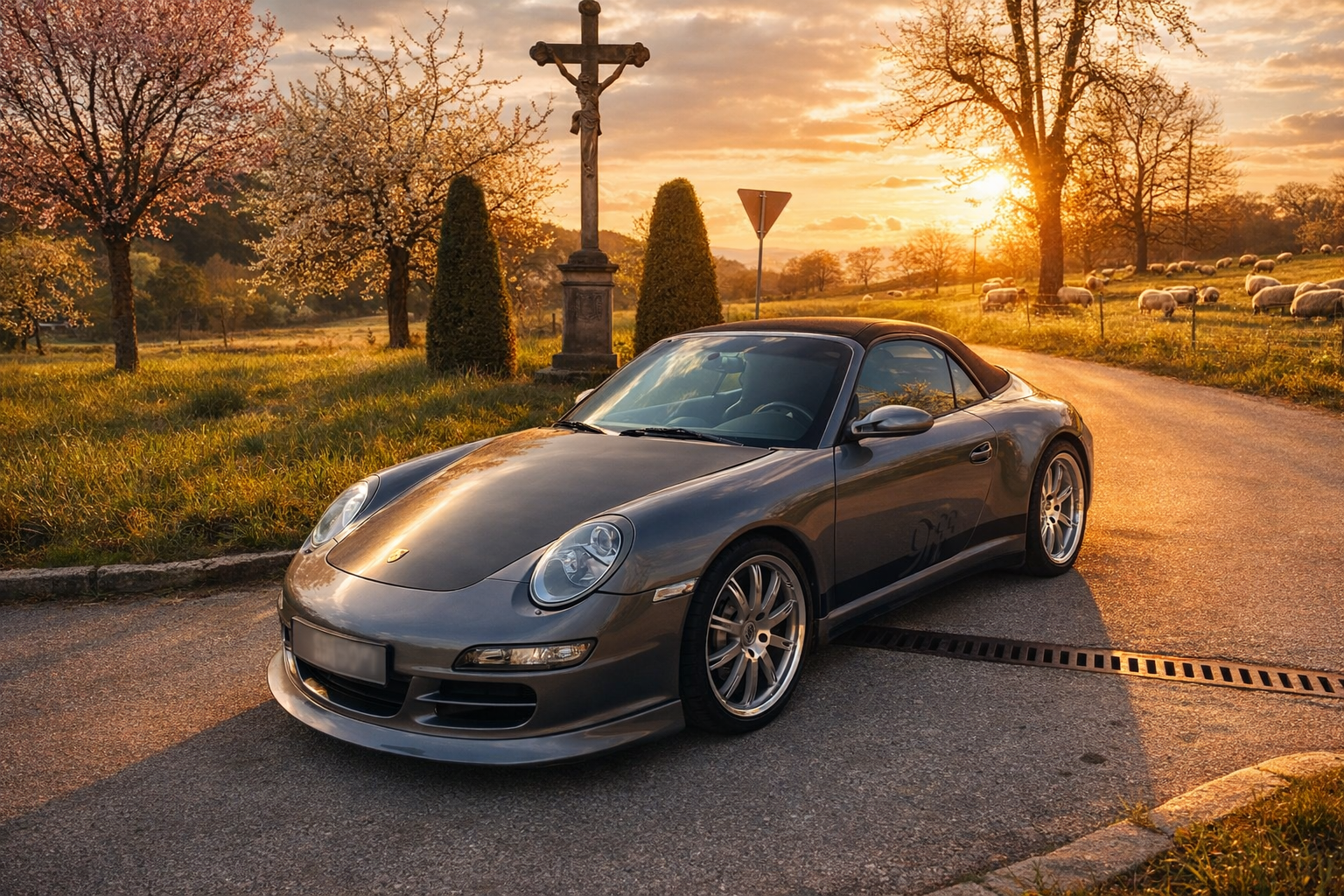 Porsche 997 Cabriolet 9ff // 2006 Weltrekord mit 380,5 km/h // 780-910 PS