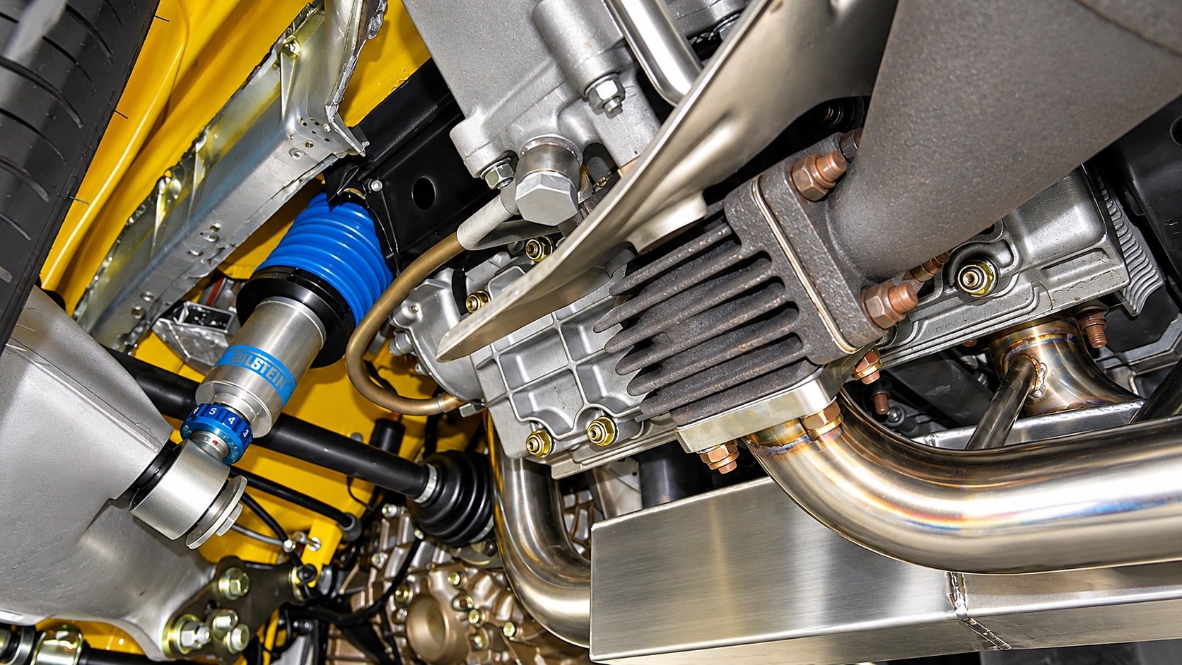 Makellose Fahrzeugunterseite mit Bilstein-Fahrwerk.jpeg