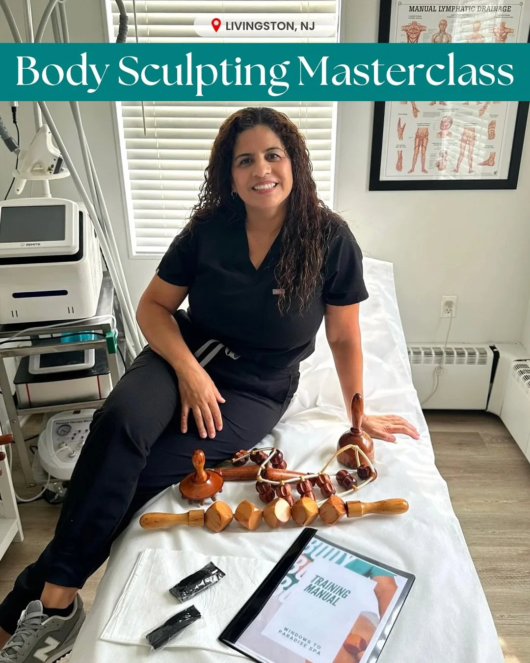 Get ready for our next BODY SCULPTING MASTERCLASS 🤩
Become your own boss in this booming industry and learn the technique behind our most popular body sculpting treatments including:
🌱Cellulite and Fat Reduction Massage
🌱Colombian Wood Sculpting