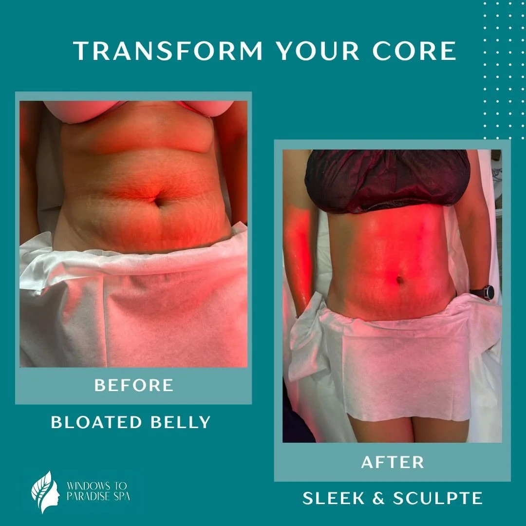 Bloating, inflammation &amp; stubborn belly fat? Say no more.
Our customized body sculpting techniques blend lymphatic drainage, wood therapy &amp; cavitation to give you REAL visible results.
Ready for your transformation? 
.
.
.
#WindowsToParadiseS