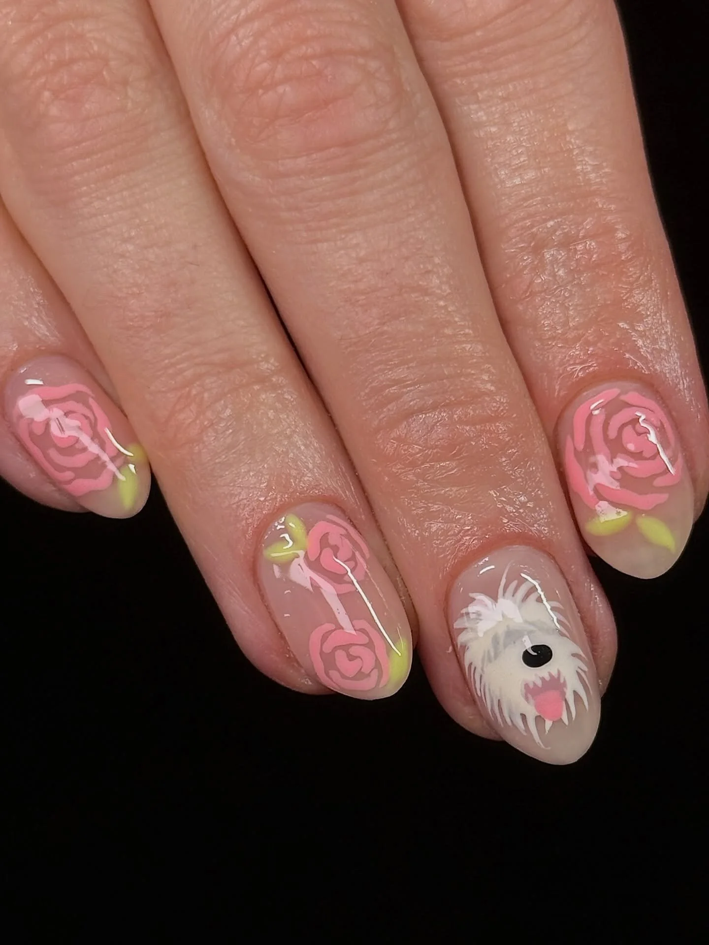 Swipe to the end for inspo ➡️ Hand painted Alice in Wonderland character art by Tallulah @tallulahjetnails⁠
.⁠
Structured Gel &bull; Level 3⁠
📍Lower East Side, New York City