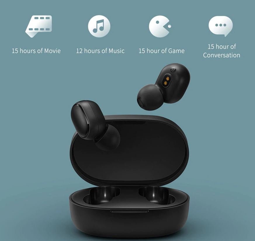Redmi Airdots 2, Bluetooth 5.0 Wireless Headphones, Wireless Earbuds,  Hands-free Stereo Headphones with Microphone 