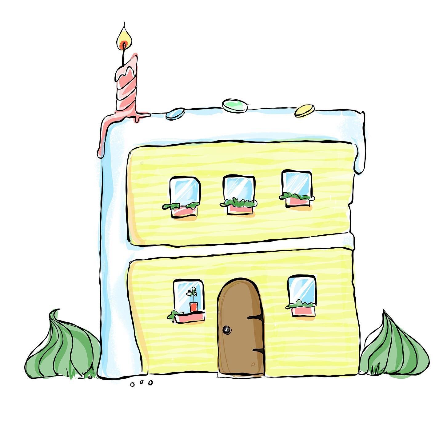 Home sweet home 💛 #illustration #foodillustration #illustrationartists
