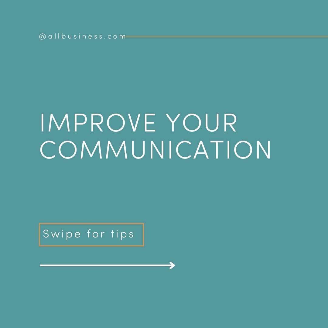 Working with business partners increase in success with good communication.  Here are some tips to improve communication with your business partners from allBusiness.com.
1. Don&rsquo;t be afraid to over-communicate &ndash; Keep each other informed
2