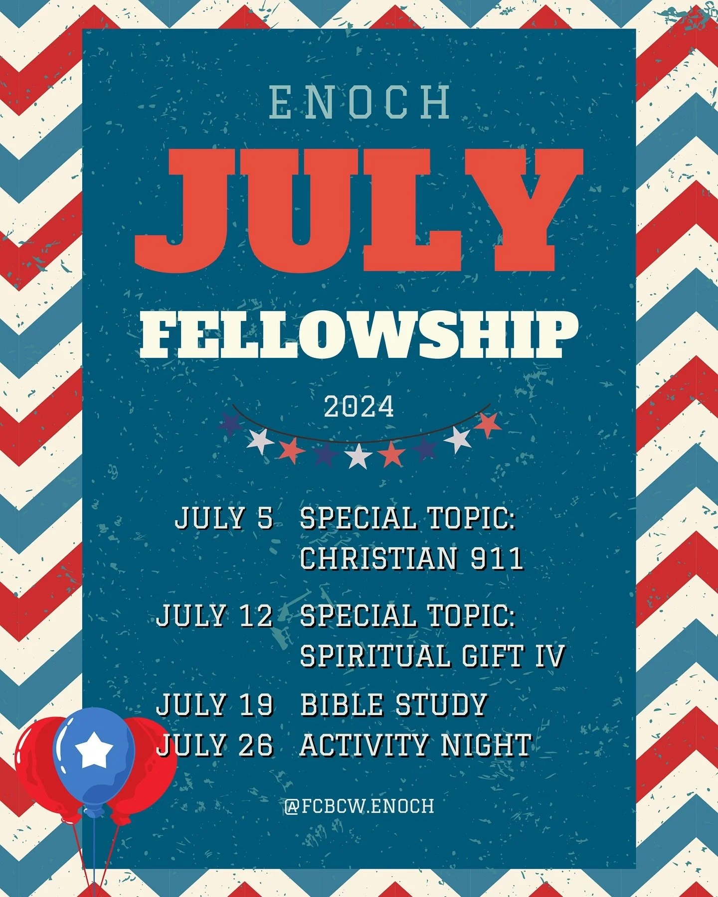 Hi brothers &amp; sisters, 
It&rsquo;s July, 2024! ⭐💙