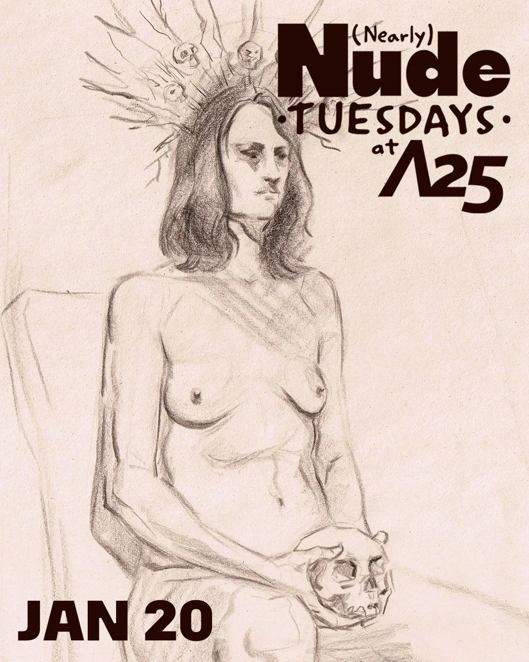 (Nearly) Nude Tuesdays at Artists 25 - Miss Ivie