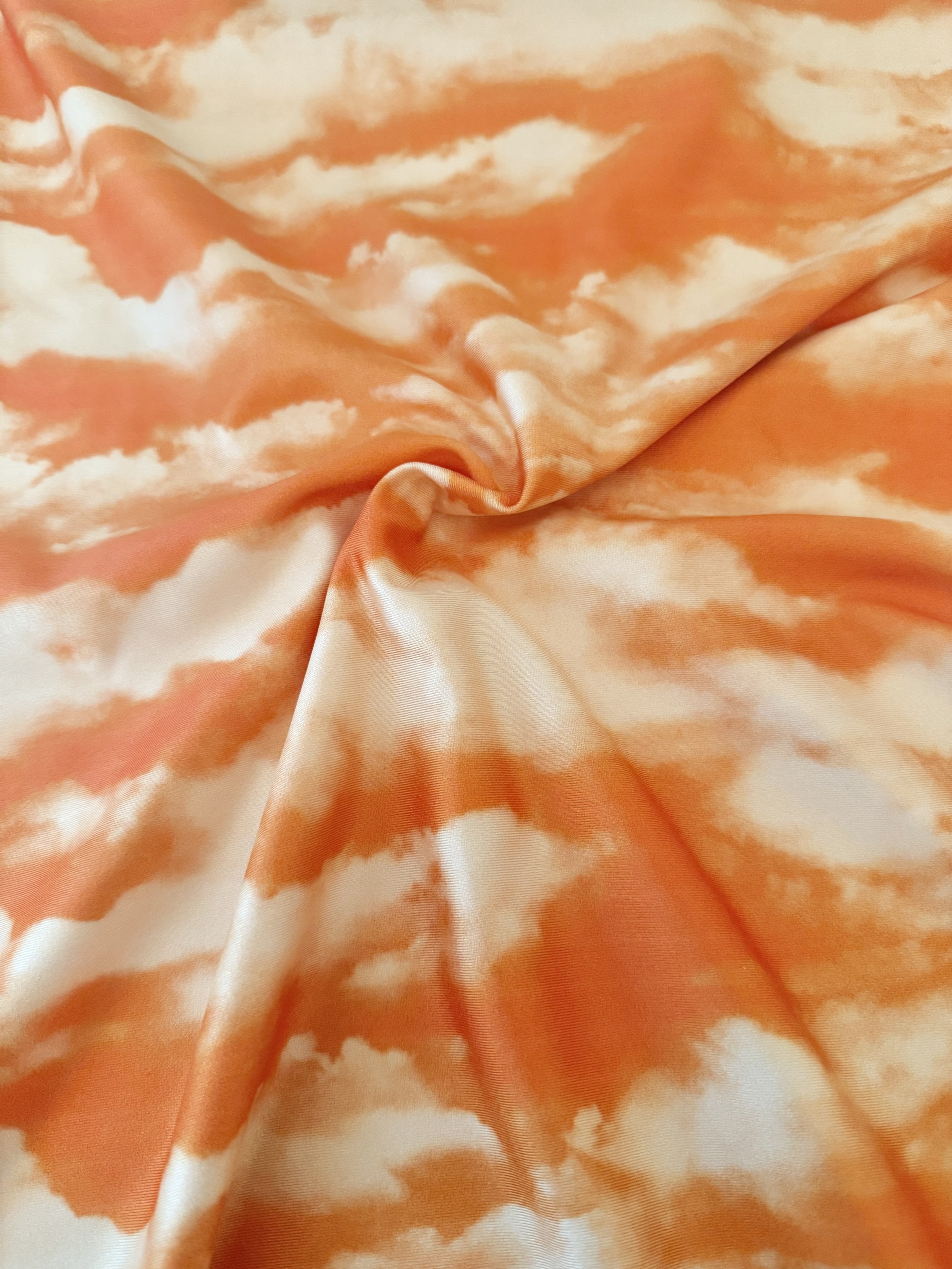 orange clouds