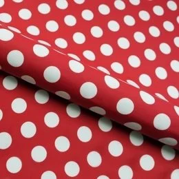 red n white polka dot
