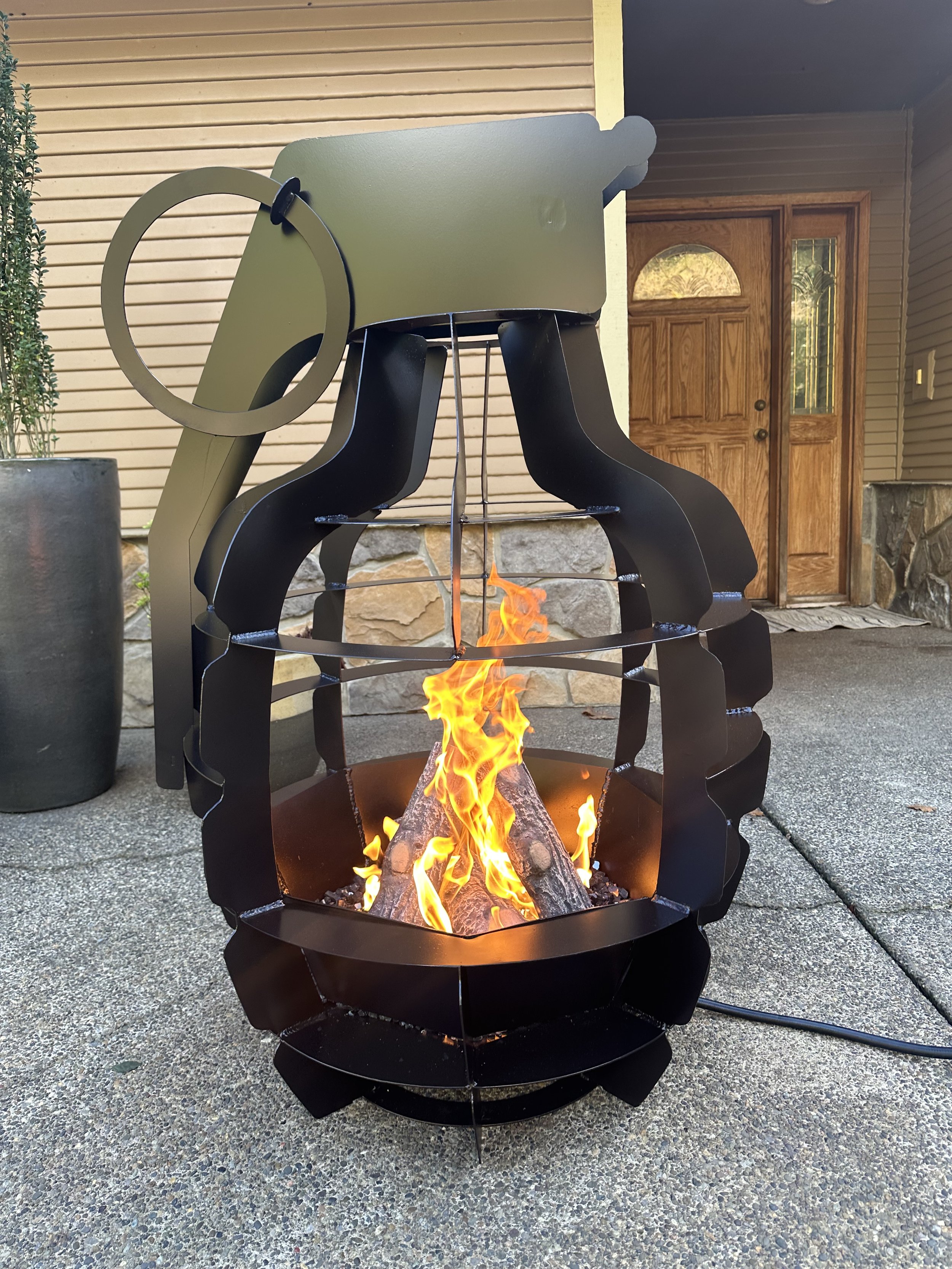 Grenade Fire Pit