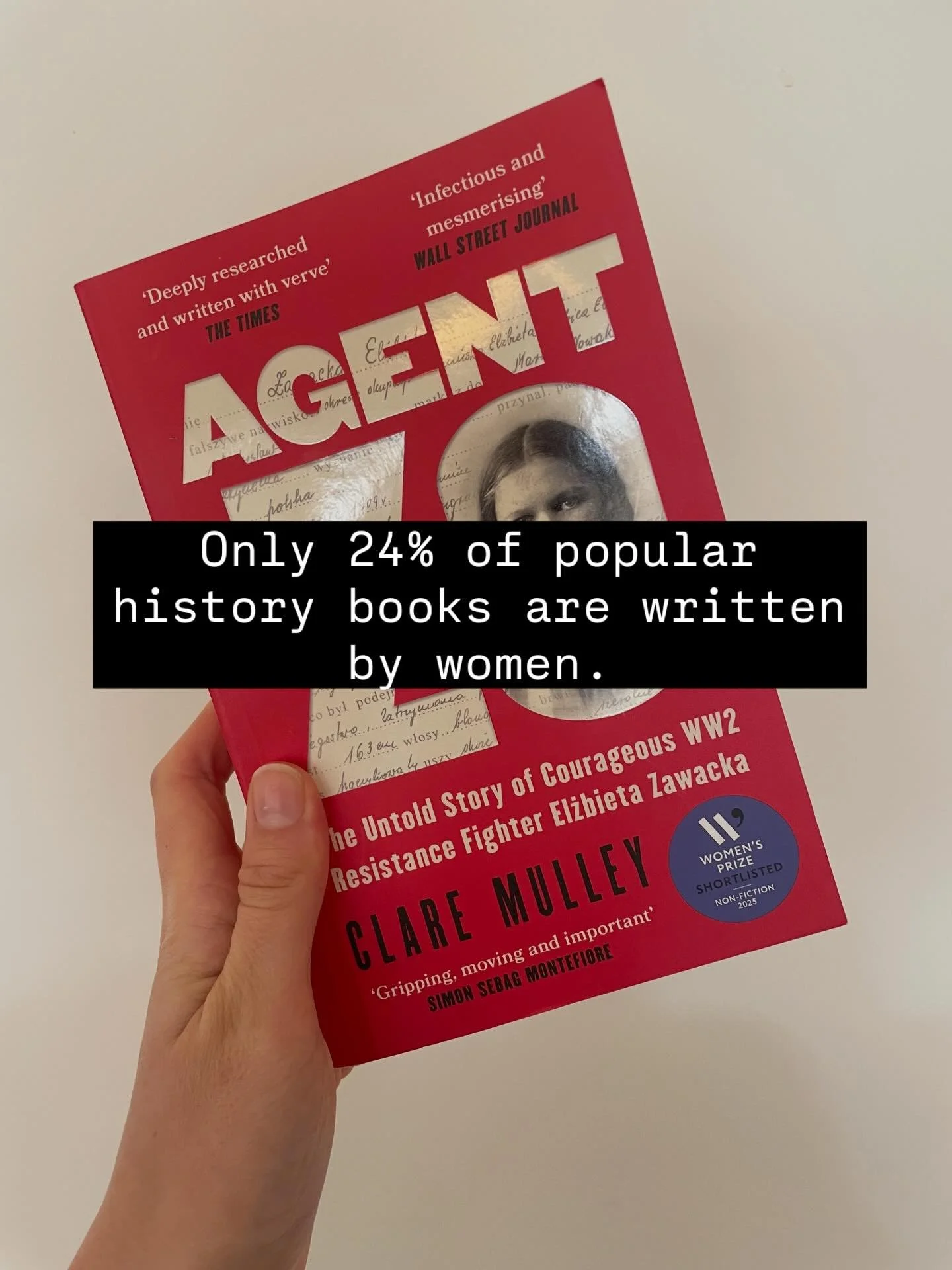 I know I&rsquo;m not the only one outraged by these statistics.

Outraged but not surprised.

Women have been written out of the history books for far too long, and yes, things are starting to change (I was delighted to see a healthy mix of male and 