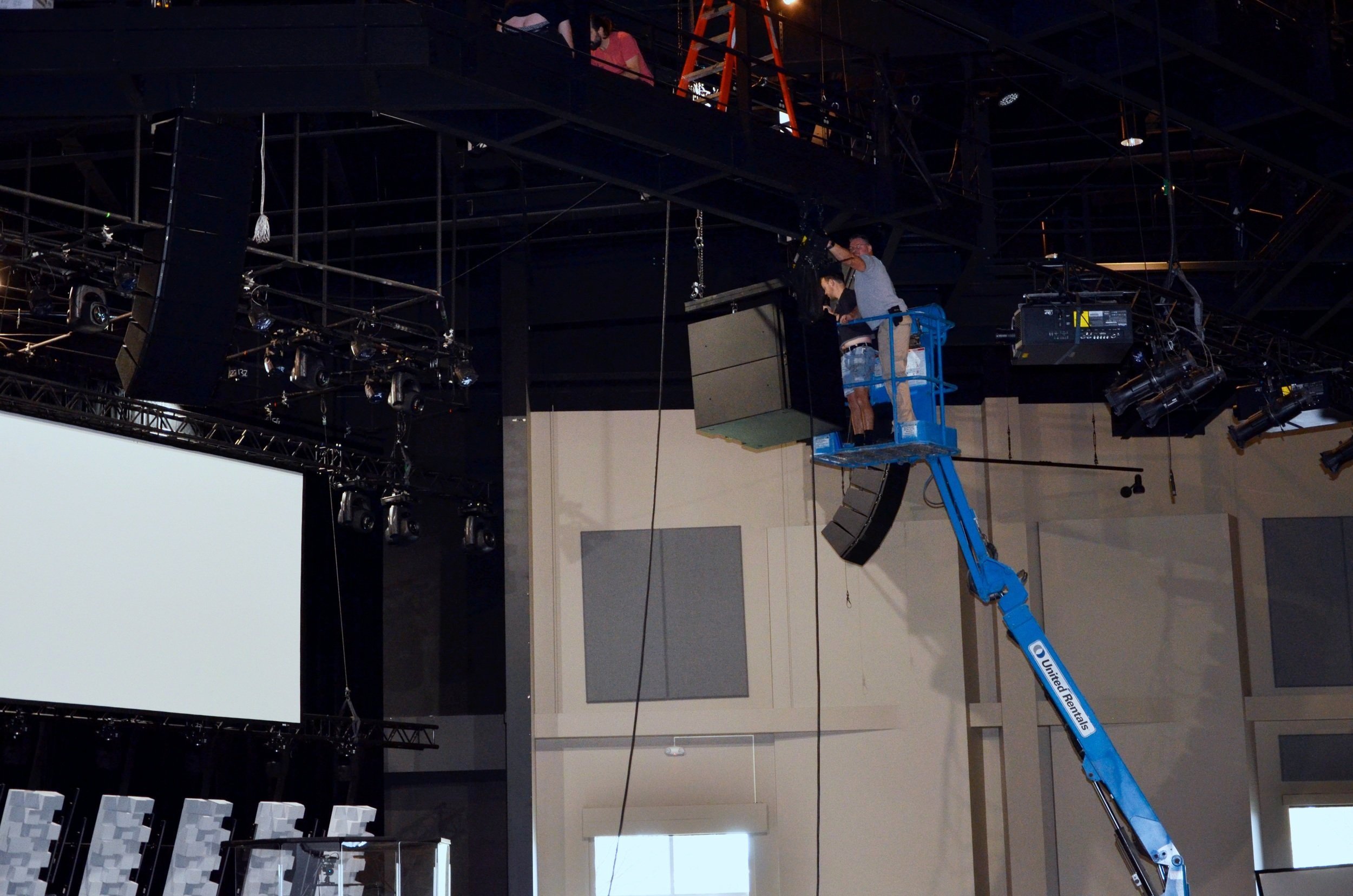 installing audio in a church