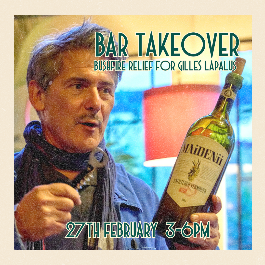 Bar Takeover | Bushfire Relief for Gilles Lapalus | Friday, 27th Feb