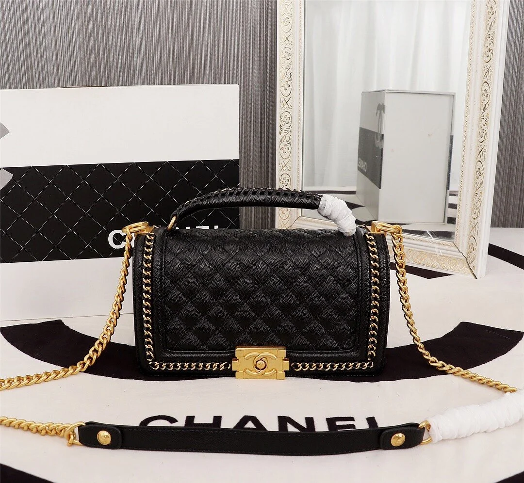 CC BOY BAG WITH HANDLE