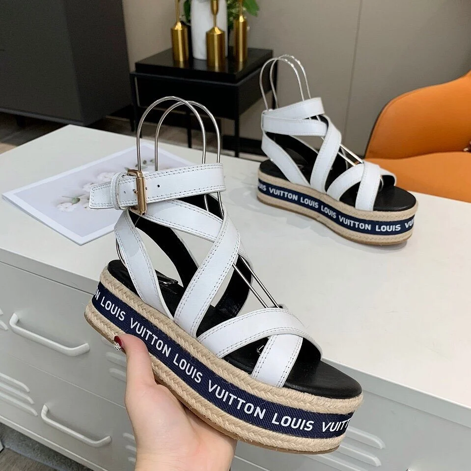 LV FLATFORM SANDALS