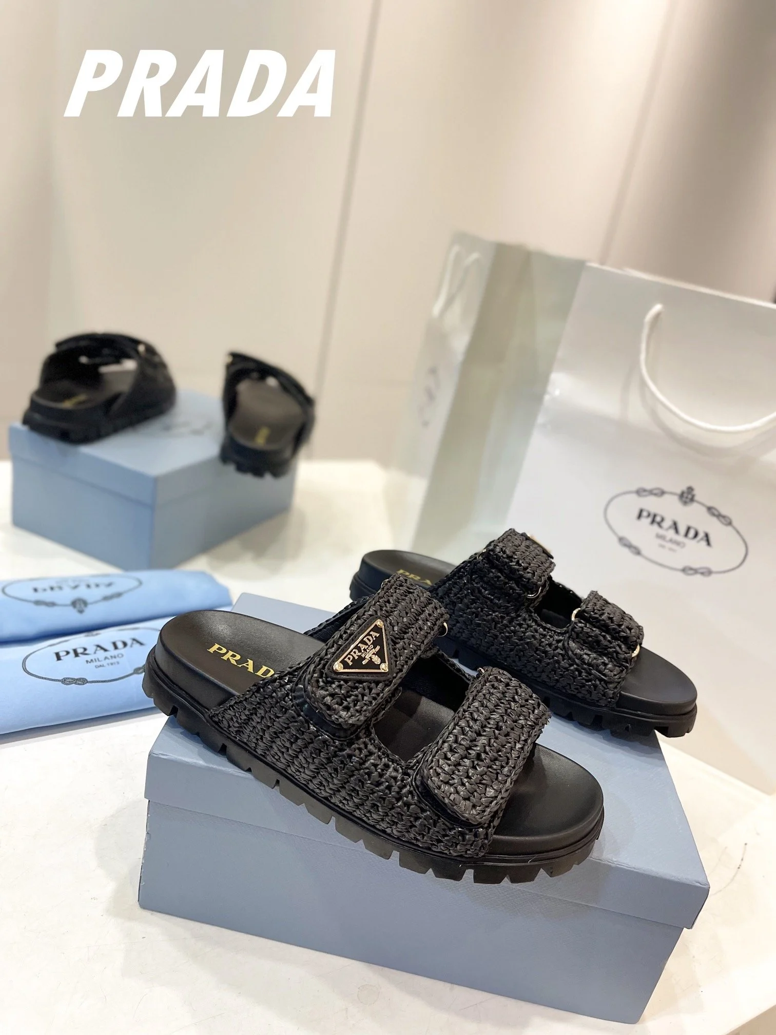 PRDA CROCHET SANDALS