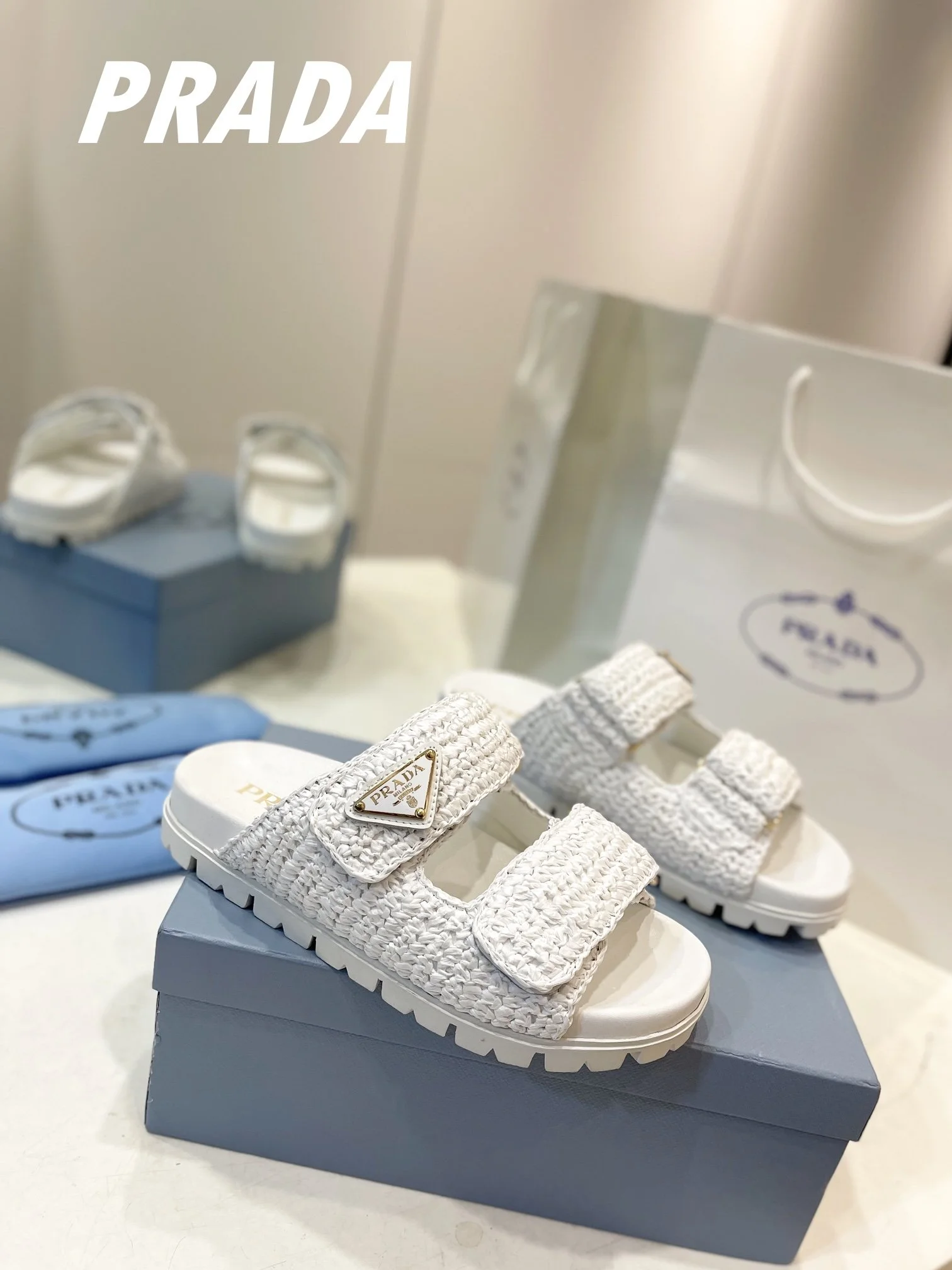 PRDA CROCHET SANDALS