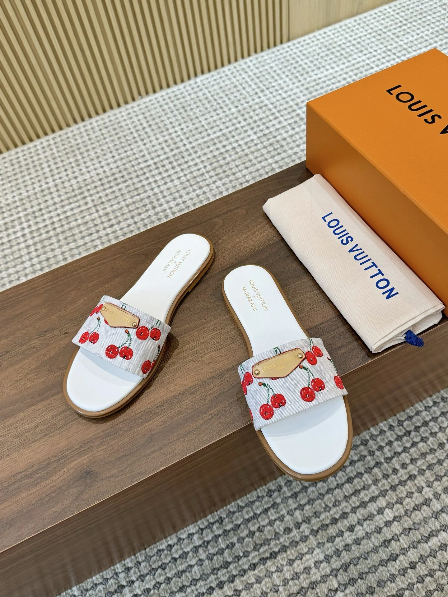 LV CHERRY LILY FLAT MULE (ALL COLOURS)