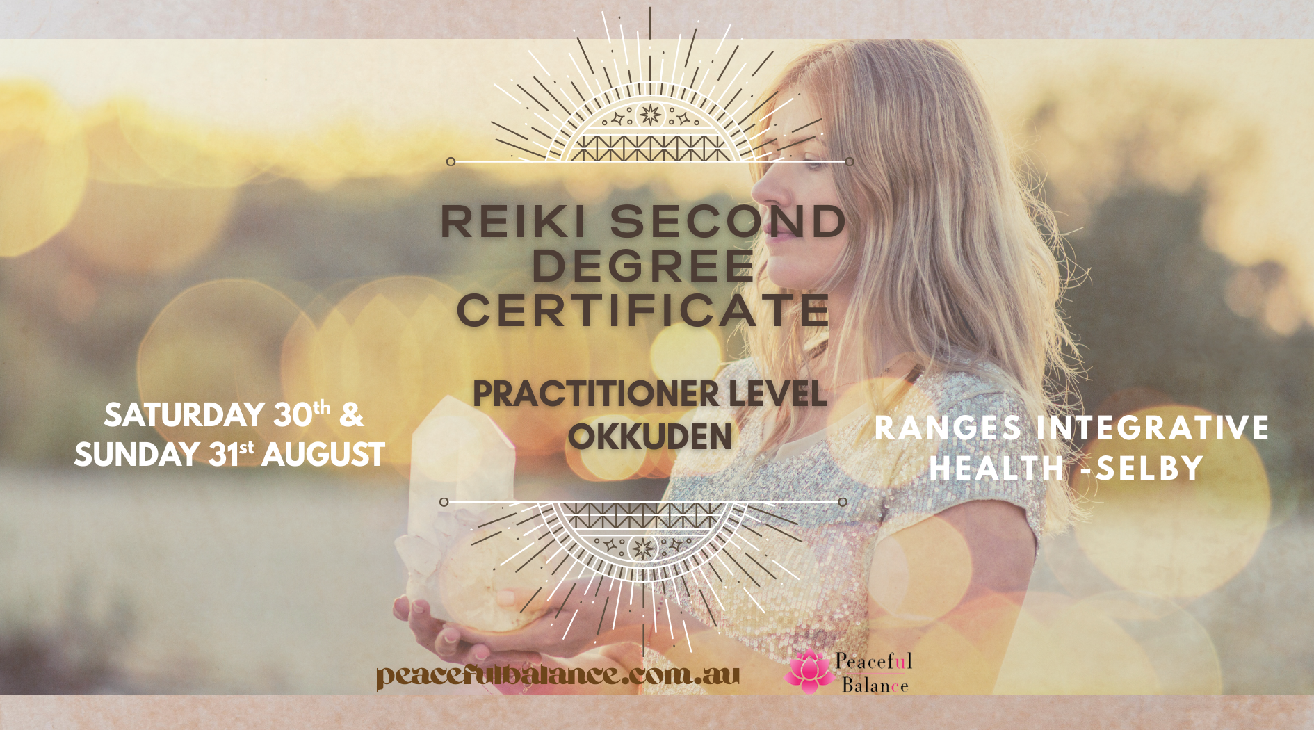 Reiki Second Degree, Practitioner Level Course