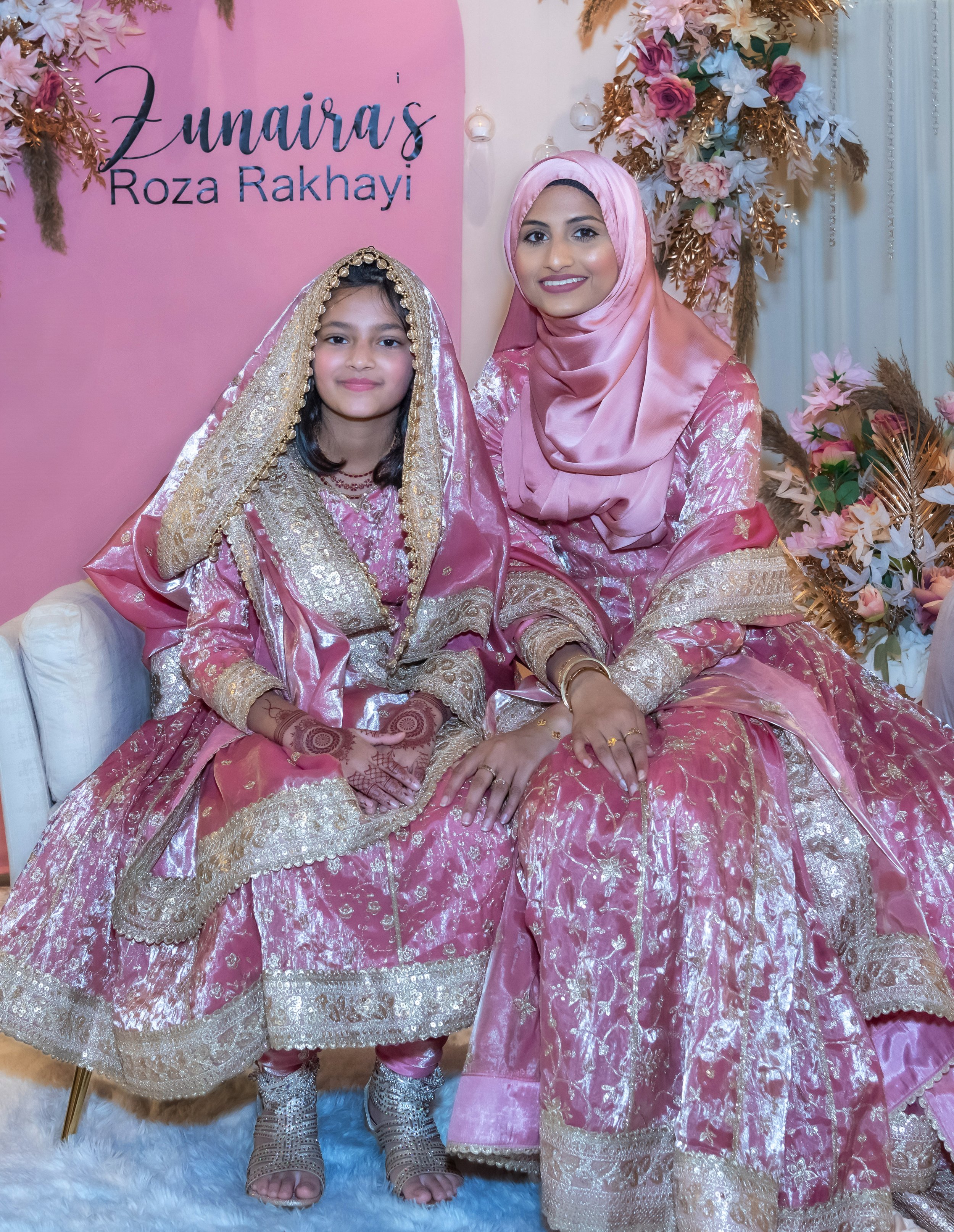 Two Girls at Middle Eastern Party