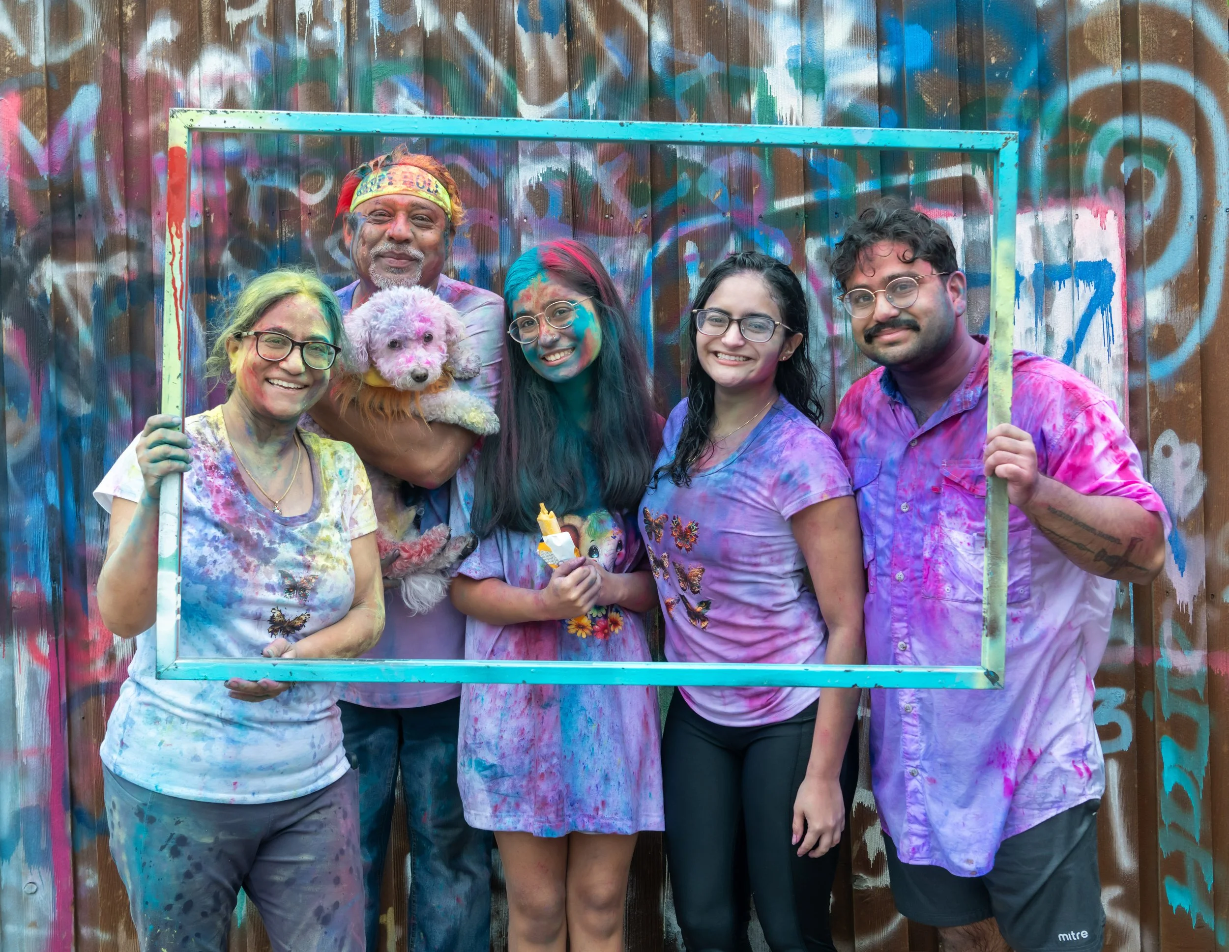 Indian Color festival family
