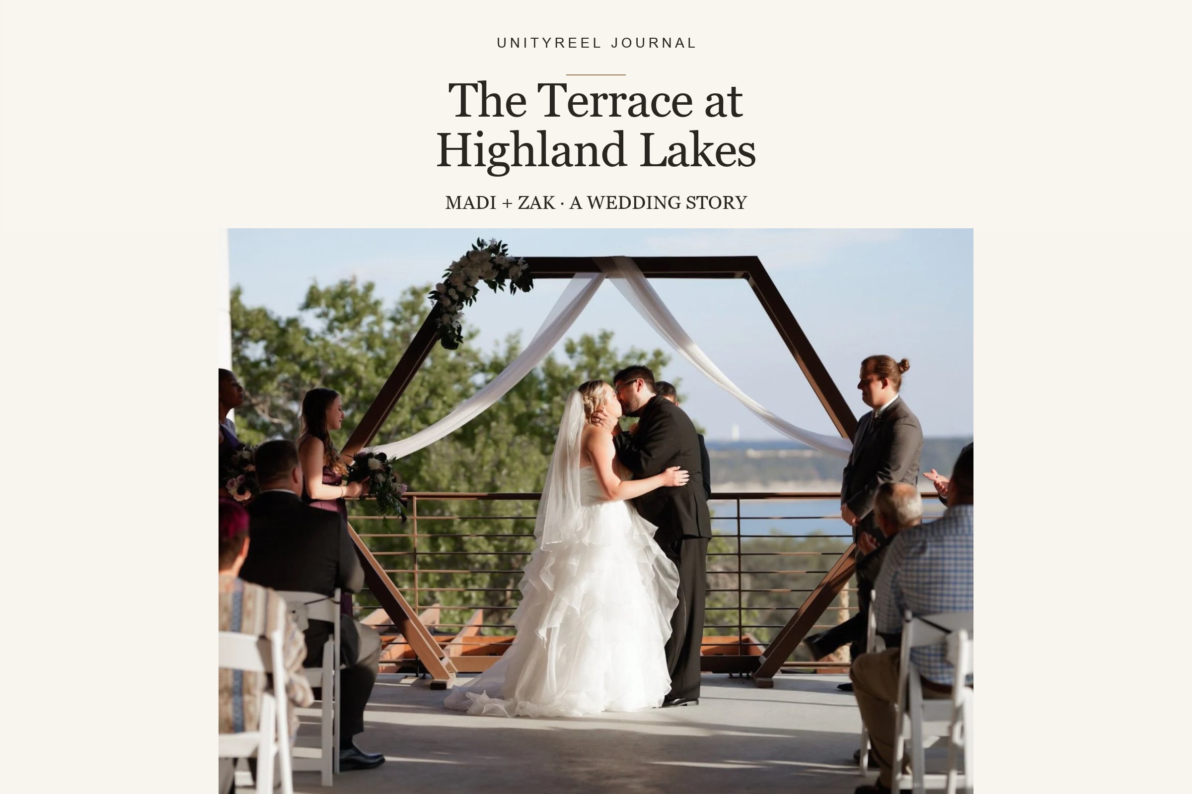 The Terrace at Highland Lakes Wedding: Madi + Zak
